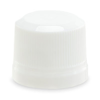 18-KERR White PP Plastic Tamper-Evident Screw Top Caps