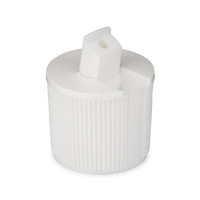 24-410 White PE Plastic Land Seal Pivot Spout Caps