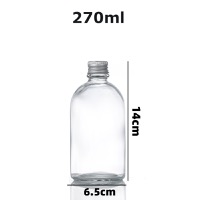 270ml Instagram-style juice clear glass bottle