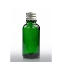 30ml Green Glass Dropper Bottle & 18mm Aluminium Cap