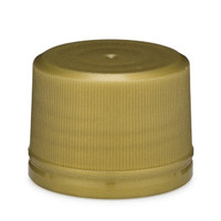 33-KERR Gold PP Plastic Tamper-Evident Screw Top Caps - 33-KERGL