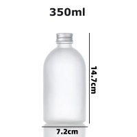 350ml Instagram-style juice frosted glass bottle