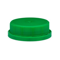 38-400 Dark Green HDPE Plastic Tamper-Evident Ratchet Caps