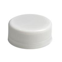 38 mm White HDPE Plastic Tamper-Evident Screw Top Caps