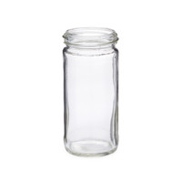 4 oz Clear Glass Spice Jars