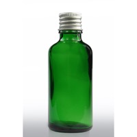 50ml Green Glass Dropper Bottle & 18mm Aluminium Cap