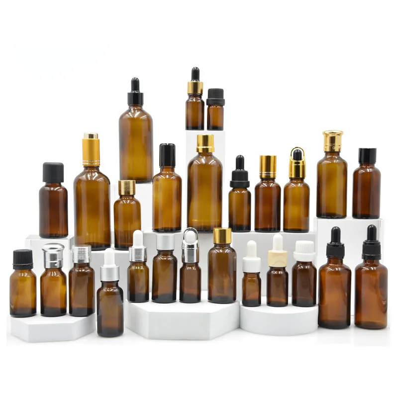 Amber essential oil bottle 0