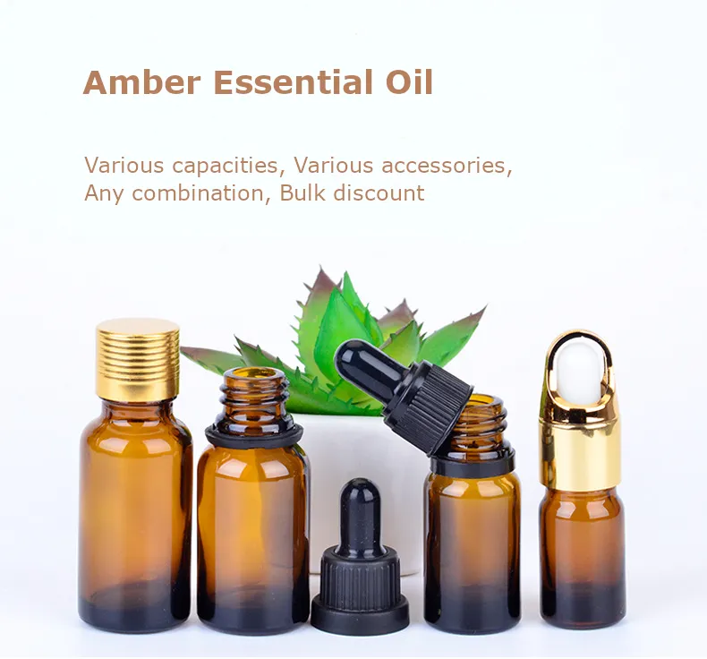 Amber essential oil bottle product advantages