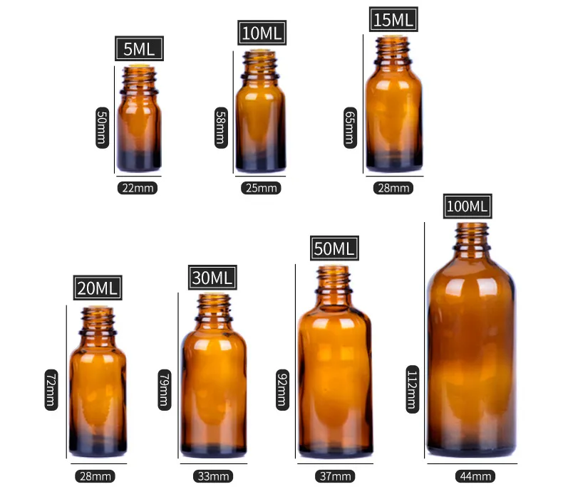 Amber essential oil bottle product advantages