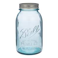 Ball 32 oz Aqua Glass Collectors Edition Mason Jars