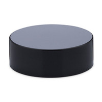 Black Phenolic Smooth Sided Flat Caps