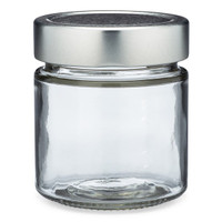 Clear Glass Ergo Food Jars with Lug Caps