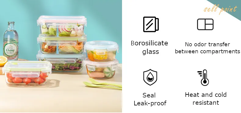 Glass lunch box sell point