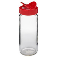 Glass Paragon Spice Jars with Spoon & Sift Cap