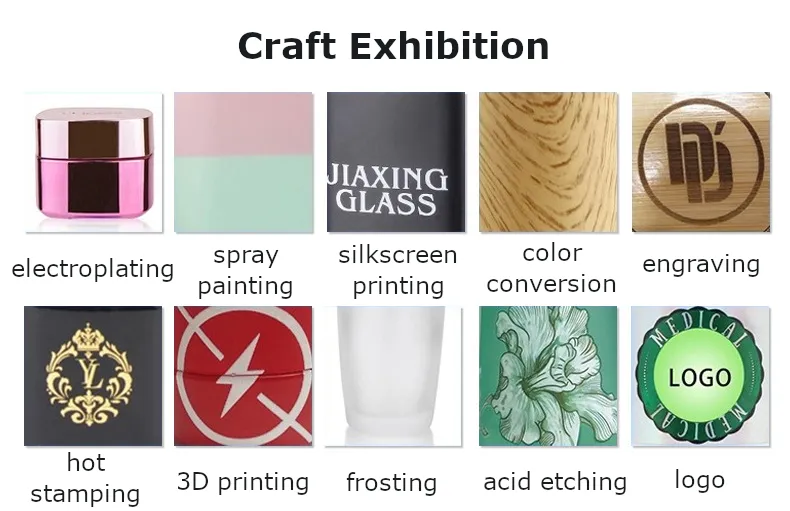 Essential oil bottle craft exhibition