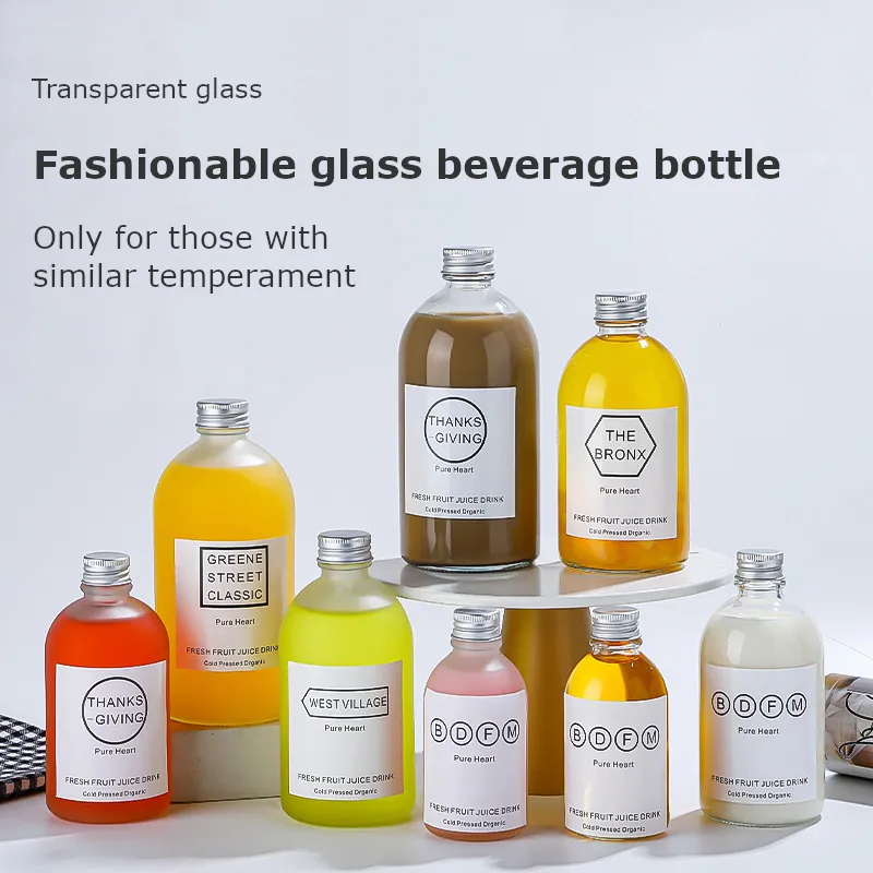 Instagram-style juice bottle Portable and compact