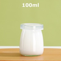 100ml Small Yogurt Jars Yogurt Bottles