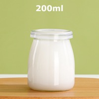 200ml Standard-mouth Pudding Jars Yogurt Bottles