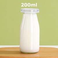 200ml Tall Pudding Bottles Yogurt Bottles